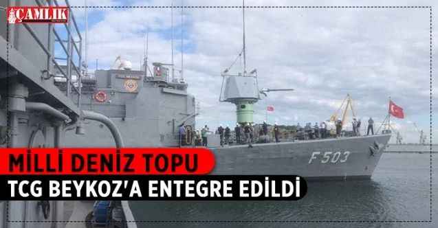 Millî Deniz Topu, Liman ve Deniz Testleri İçin TCG BEYKOZ’a Başarıyla Entegre Edildi