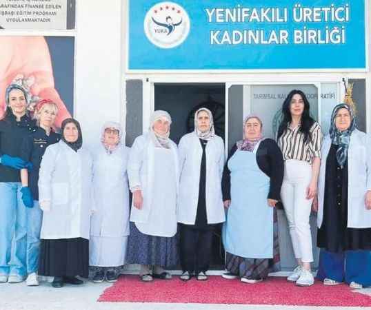Yozgat'ın Yenifakılı İlçesi'nde kadınlar üretimde 'ben de varım' dedi