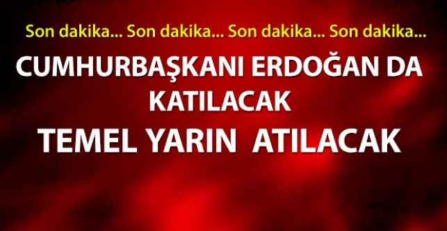 Ankara Yerköy Kayseri Yüksek Hızlı tren hattının temeli yarın atılacak