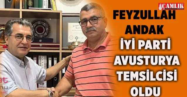 Yozgat Platformu Avusturya Başkanı  Feyzullah Andak İYİ Parti Avusturya Temsilcisi oldu.
