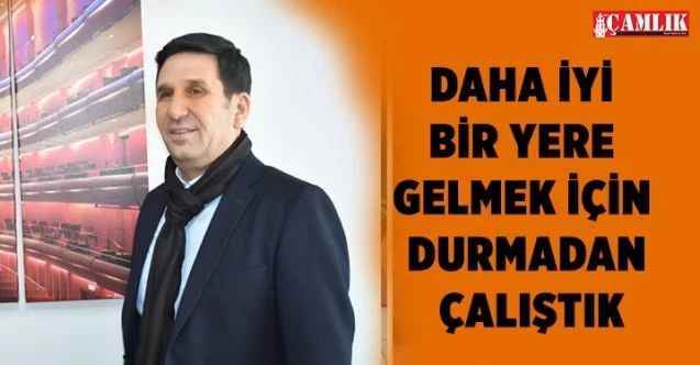 DEDA Sahne Sistemleri yöneticilerinden Mahmut Erkekli; Daha iyi bir yere gelmek için durmadan çalıştık