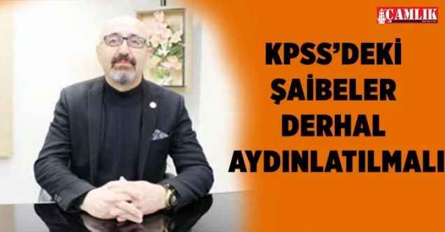 Eğitim iş Yozgat il Temsilcilik Başkanı Sedat Tuygun; ÖSYM yıllardır şaibelerle gündeme geliyor