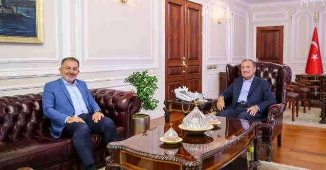 Çalışma ve Sosyal Güvenlik Bakan Yardımcısı Ertuğrul Soysal, Adalet Bakanı Bekir Bozdağ'ı ziyaret etti