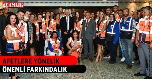 Ankara Büyükşehir Belediyesinin afetlere yönelik sertifika programı tamamlandı