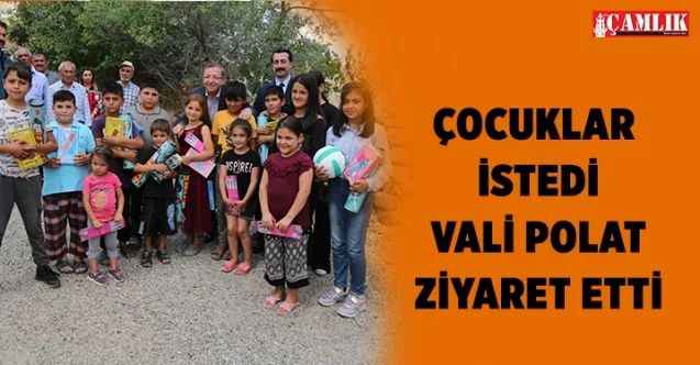 Yozgat Valisi Ziya Polat, Çocukların isteğini geri çevirmedi