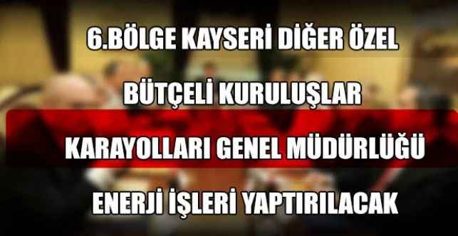 Enerji işleri yaptırılacaktır
