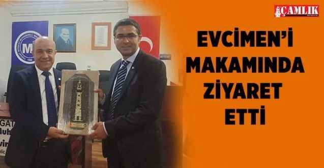 TÜRMOB Genel Başkanı Kartaloğlu’ndan Yozgat SMMMO Başkanı Evcimen’e ziyaret