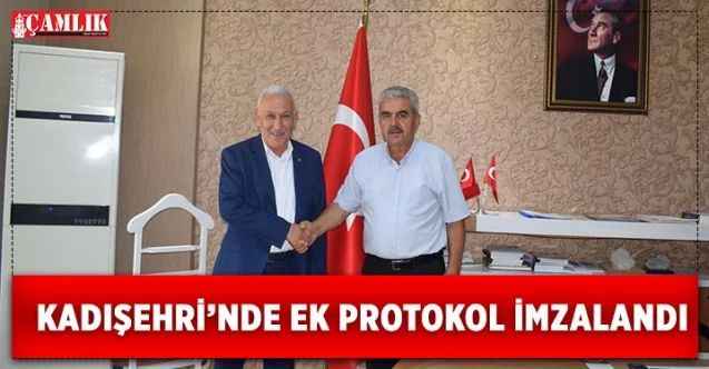 Kadışehri belediye çalışanlarının yüzlerini güldüren imza