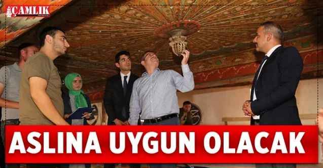 Şefaatli Paşaköy Tokmak Hasanpaşa Camii restorasyonu Aslına uygun yapılıyor