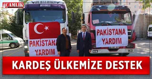 Gölbaşı Belediyesinden Pakistan halkına destek