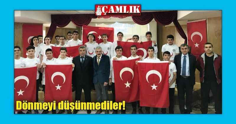 Dönmeyi düşünmediler!