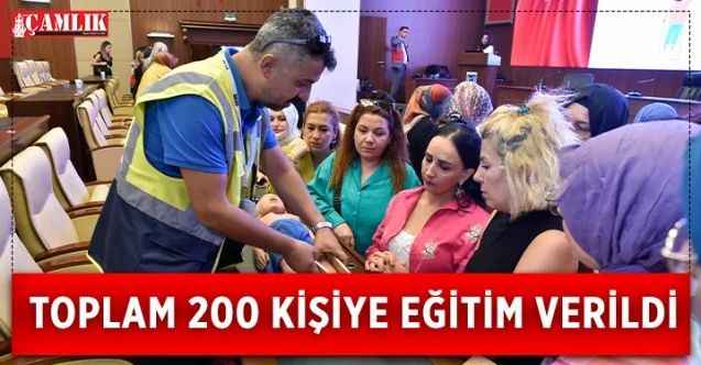 Çocuklarda ev kazaları ve ilk yardım eğitimi verildi