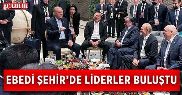 Ebedi Şehir’de Cumhurbaşkanı Erdoğan ve Dünya liderlerleri bir araya geldi