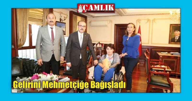 Gelirini Mehmetçiğe Bağışladı