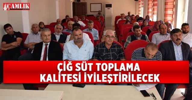 Yozgat'ta Çiğ süt Toplama Kalitesi iyileştirilmesi projesi kabul edildi