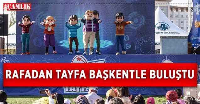 Ankara'da Tayfa çocukları hem eğlendirdi hem de öğretti