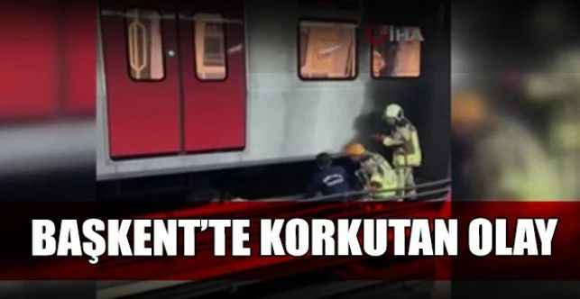 Ankara metrosunda intihar! Yaralı olarak kurtarıldı