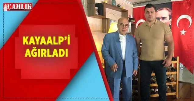 İş insanı Abdurahman Karamanlıoğlu, Rıza Kayaalp'i ağırladı