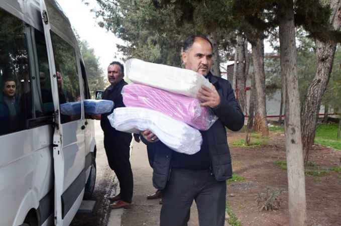 Sınırda destek verdiler