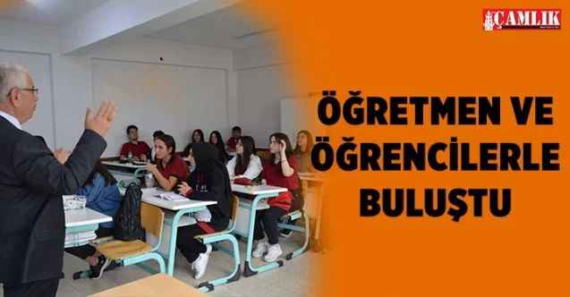 Yozgat İl Milli Eğitim Müdürü Yazıcı, her fırsatta öğretmen ve öğrencilerle buluşuyor