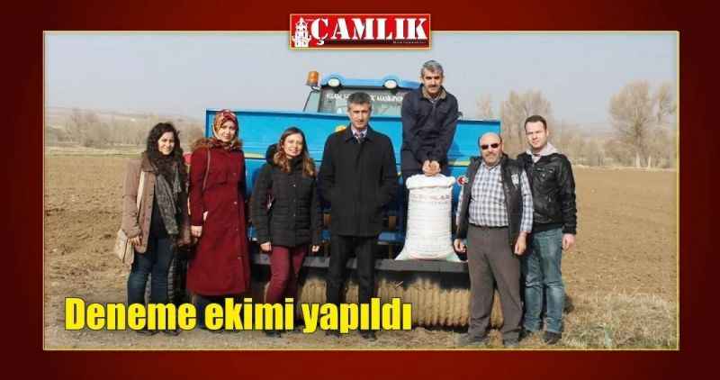 Deneme ekimi yapıldı