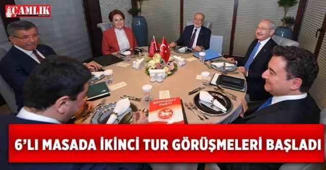 6’lı masa Temel politikalar için komisyon kuruyor