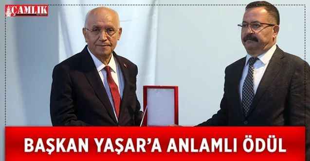 Ankara Tabip Odası’ndan Başkan Yaşar’a Sağlık Özel Ödülü verildi