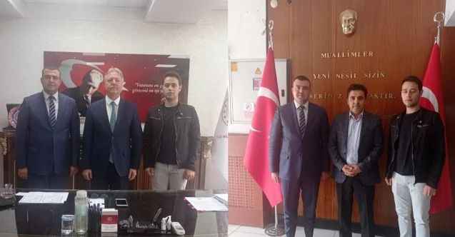 Ülkü Ocakları Mamak İlçe Başkanlığından MEB İlçe Müdürlerine ziyaret