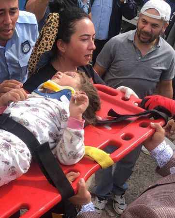 Yozgat'ın Yerköy ilçesinde Doğalgaz borusu patladı
