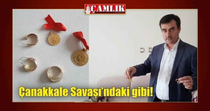Çanakkale Savaşı'ndaki gibi!