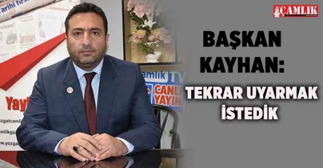 Yeniden Refah Partisi İl Başkanı Nihat Kayhan: Tekrar uyarmak istedik