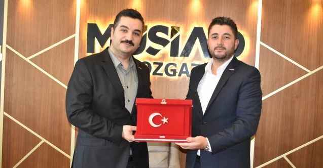 Kırşehir MÜSİAD Başkanı Ömer Ali Öz, Yozgat MÜSİAD Başkanı Barış Açıkgöz'ü ziyaret etti