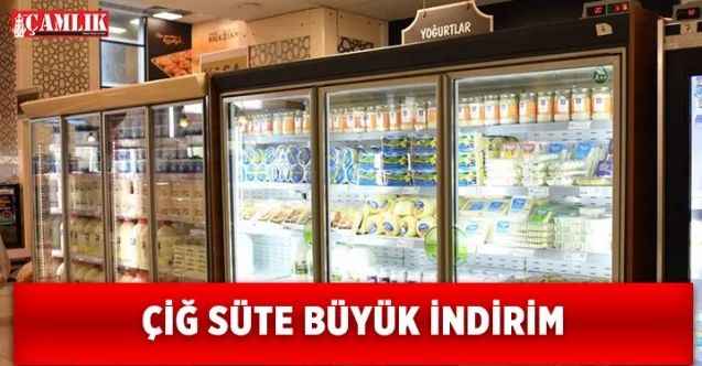 Ankara'nın başkent marketlerinde indirimli çiğ süt satışı!