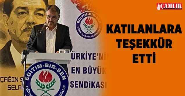 Eğitim Bir Sen Yozgat Şube Başkanı Kenan Şerefli Teşekkür etti