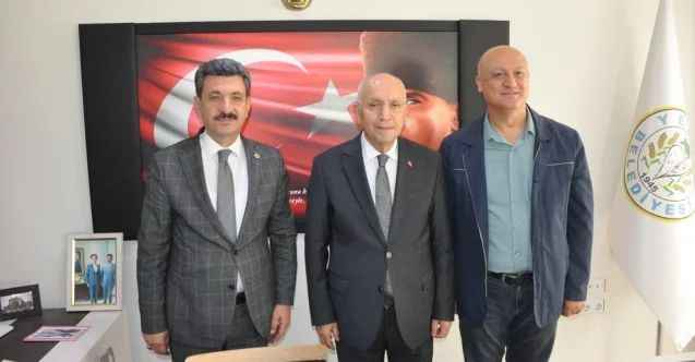 Ankara Yenimahalle Belediye Başkanı Fethi Yaşar’dan, Yerköy Belediye Başkanı Fethi Yılmaz’a ziyaret