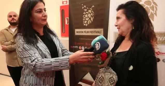 Usta oyuncu Laçin Ceylan, Bozok Film Festivali'ne katılmak üzere Yozgat'a geldi..