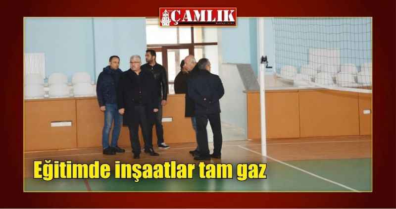 Eğitimde inşaatlar tam gaz