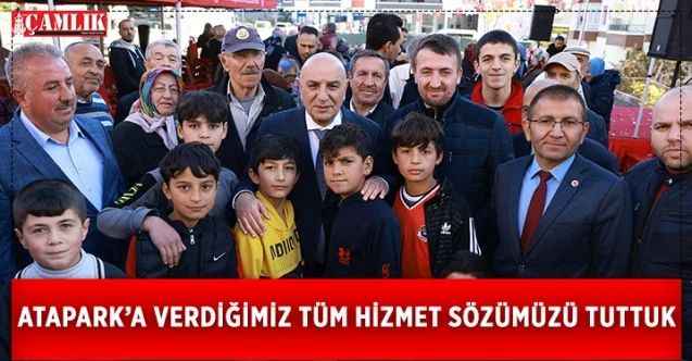 Atapark Mahallesi Aile Sağlığı Merkezi ve Mahalle Konağının Temelleri Atıldı