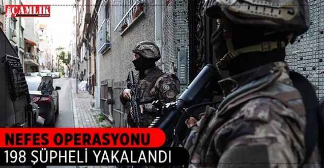 İçişleri Bakanlığı'ndan ' Nefes' operasyonu çok sayıda gözaltı var