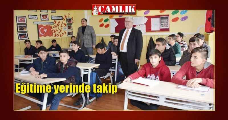 Eğitime yerinde takip