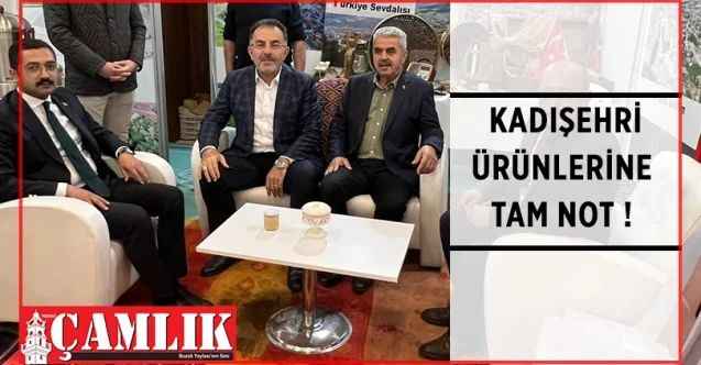Yozgat Tanıtım Günlerinde Kadışehri Belediyesi standında ilçenin ürünleri tanıtıldı