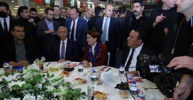Meral Akşener Ankara'da Mansur Yavaş'la esnaf buluşmasına Katıldı