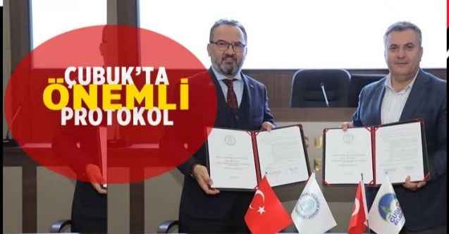 Çubuk'ta Kırsal araştırma merkezi için protokol imzalandı