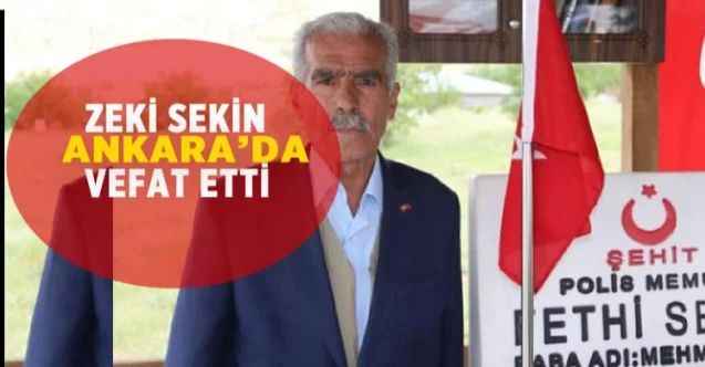 Kahraman Şehit Fethi Sekin'in babası Ankara'da hayatını kaybetti!