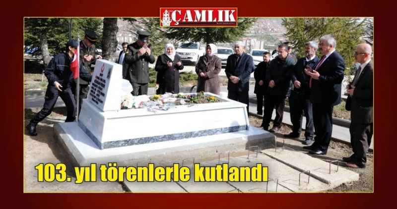 103. yıl törenlerle kutlandı