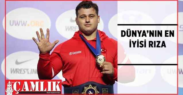 Yozgatlı hemşehrimiz milli güreşçi Rıza Kayaalp Dünya Güreş Birliği Zirvesi’nde yer aldı