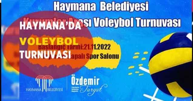 Haymana'da kurumlar arası voleybol turnuvası heyecanı!