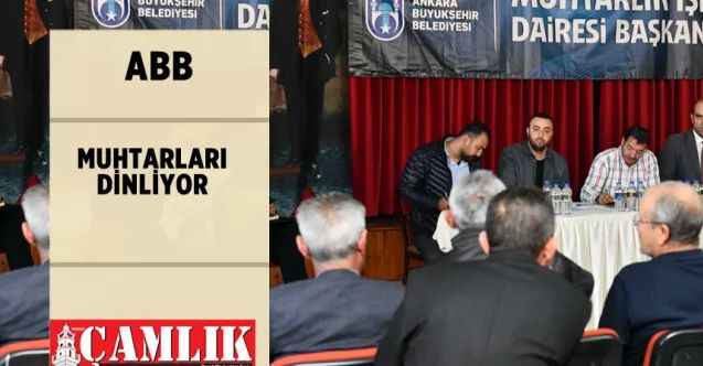 ABB Kent genelindeki muhtarlarla görüş alışverişini sürdürüyor!