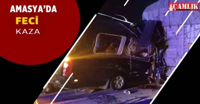 Amasya'da tiyatrocıları taşıyan minibüs kaza yaptı: 3 Ölü 8 Yaralı!