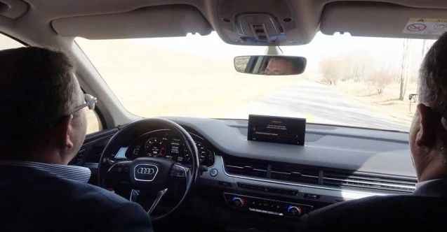 Yozgat Valisi Ziya Polat, beton yolda inceleme yaptı